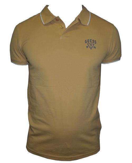 Guess Men's Golf Shirts - Mustard (S, L)