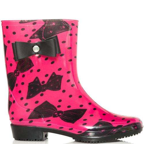 Iron Fist Bowed Over Cropped Rain Boots
