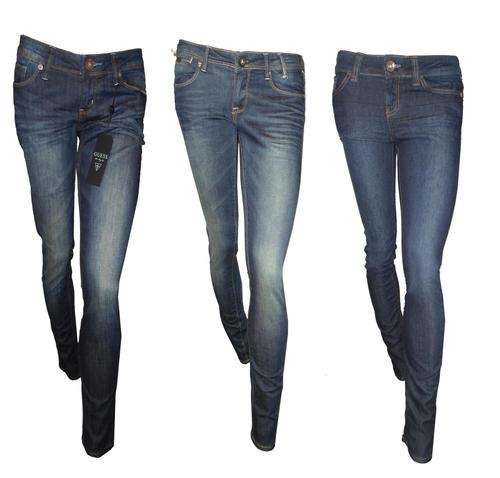 Guess Ladies Skinny Jeans - Dark Wash - 3 Styles
