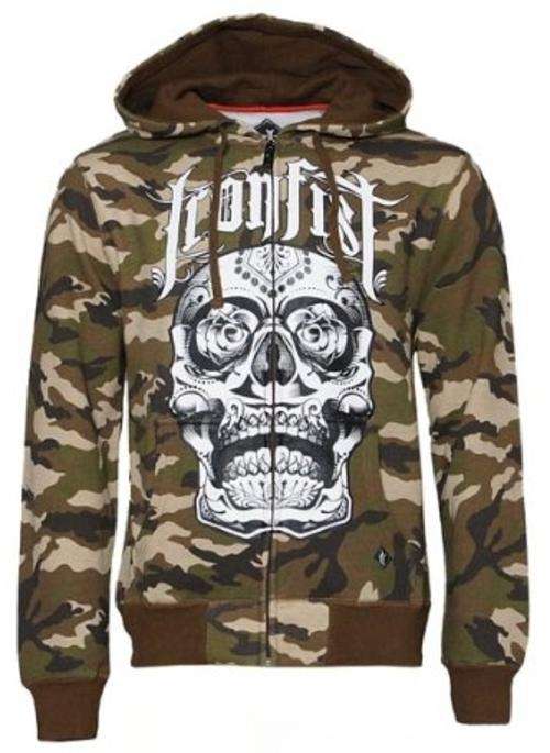 Iron Fist Men's Camo Zipper Hoody