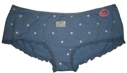 Polka Dot Cotton Boyshort (Large)
