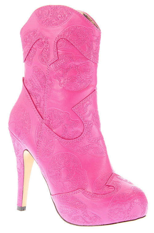 End of Winter Sale:  Iron Fist Pink Cowboy Boots