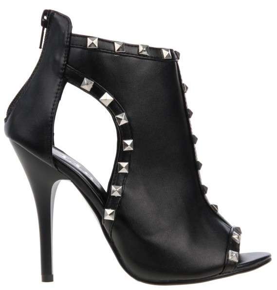Linx Cut Out Peep Toe Booties