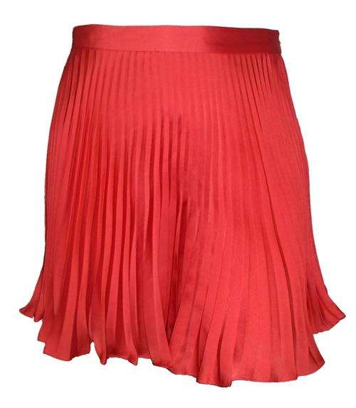 Forever New Orange Pop Pleated Skirt