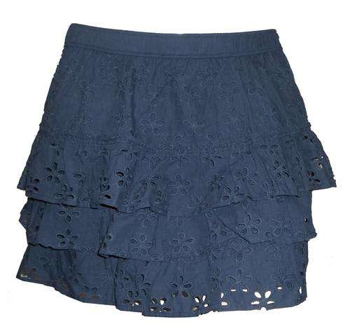 Soviet Ruffle Mini Skirt