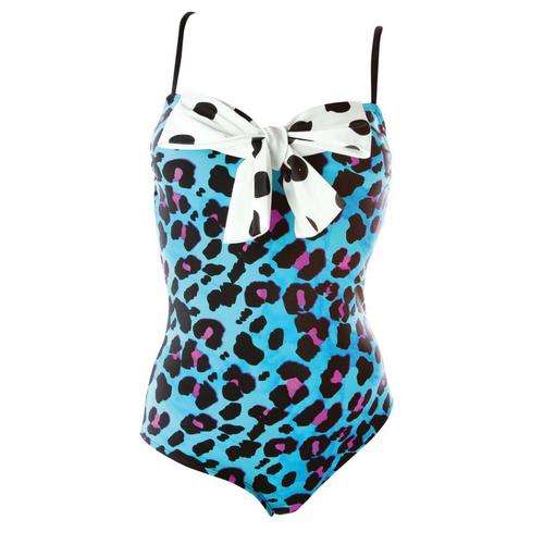 Iron Fist Water Cat Front Bow Swimsuit