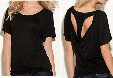 Guess Draped Back Top - Available in PURPLE Only - Size Medium