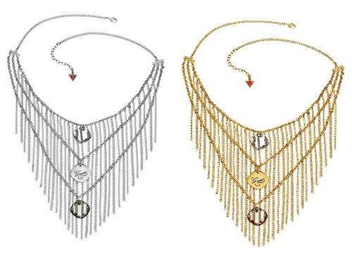 Guess Fringe Necklace | Available in Gold & Silver