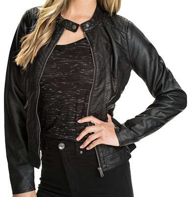 Ladies PU Moto Jackets | 3 Colours Available