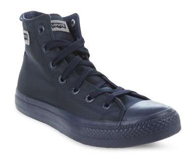 Men's Levi's High Top Sneakers in Navy Blue