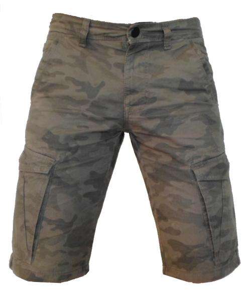 Angelo Litrico Slim Staight Leg Camo Print Combat Shorts
