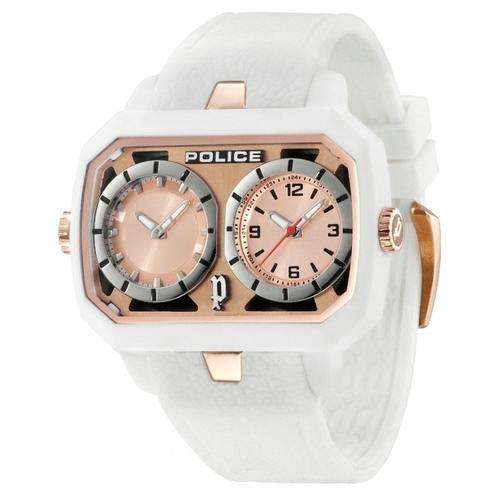 Police White & Rose Gold Unisex Watch