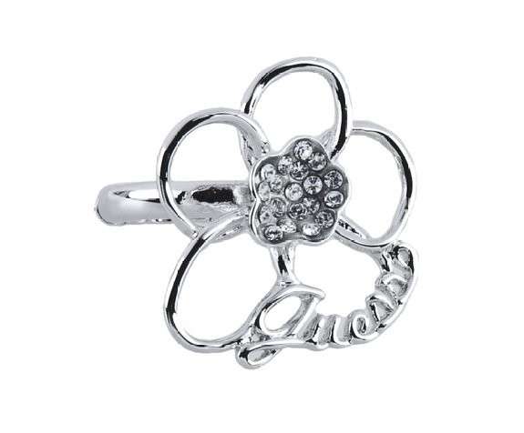 Guess Jewellery: Flower Wire Stretch Ring