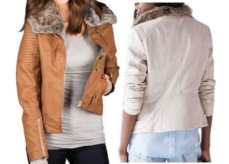 Ladies PU Quilted Moto Jackets | Available in 2 Styles