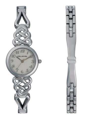 Hallmark Ladies Watch and Bracelet Set