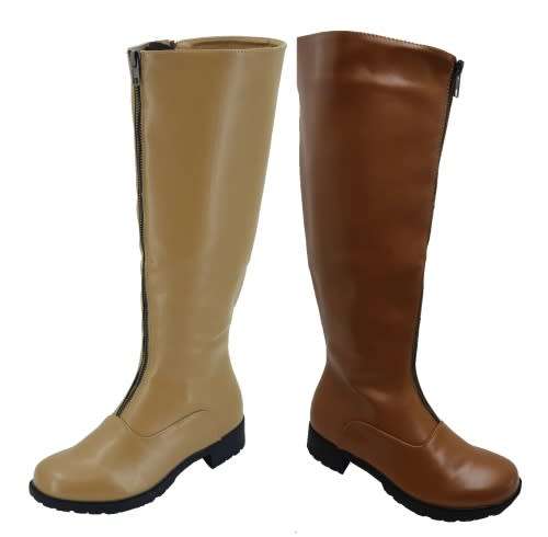 View Bigger Image of "Front Zipper Knee Tall Boots | 3 Colours