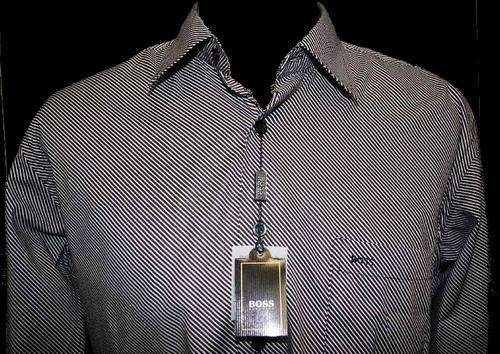 HUGO BOSS long sleeve dress/collar shirt (17 / Large)