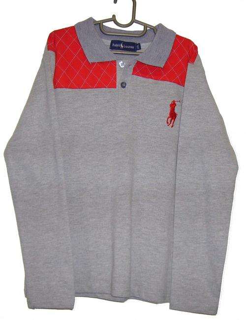 Boys Long Sleeve Golfer (Age 6-7)