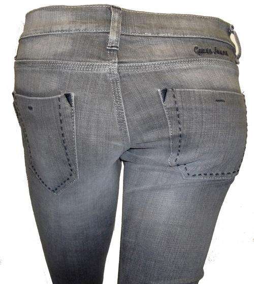 Ladies Grey Guess Skinny Jeans  (Size 30)