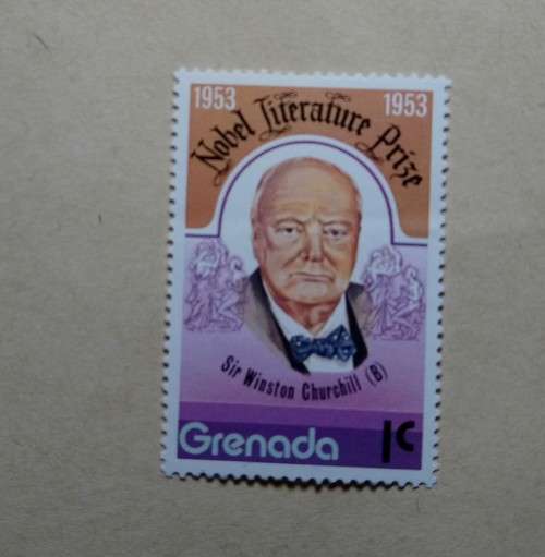 1 Cent Sir Winston Churchill Stamp Granada