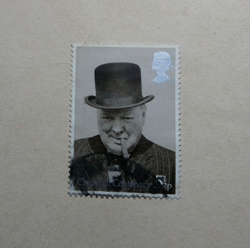 5 1/2 p Stamp Centenary of Sir Winston Churchill Great Britain
