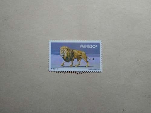 30 Cents S.W.A Mint Stamp Lion