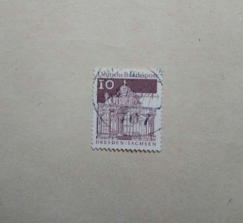 1.10 DM Deutsche Bundespos Stamp