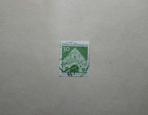 30 pf Deutsche Bundespos Stamp Famous Buildings