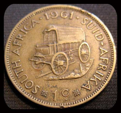 1961 One Cent South Africa *Fender Bender2*
