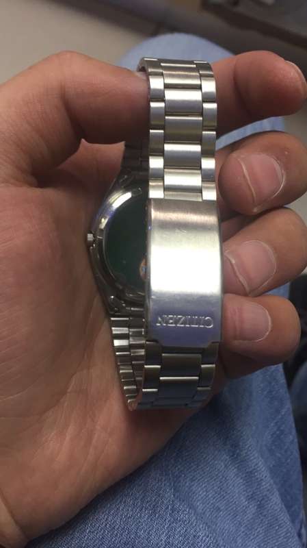 Vintage 1970s Citizen Day-Date P6101 Quartz Watch Barely Worn! No Box!