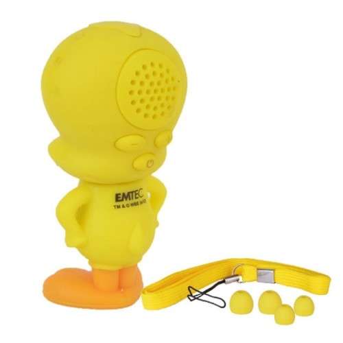 EMTEC Looney Tunes 8 GB USB MP3 Player, Tweety Bird