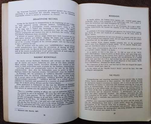 Censorship and Press Control in South Africa by Alex Hepple