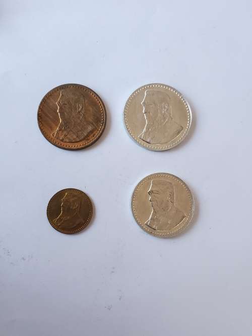 1986 Gold Reef City Token Set of 4 Token Coins