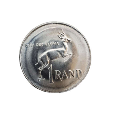 1977 South Africa R1 Silver Coin