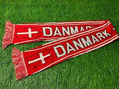 Denmark Football Fan Scarf Dansk Soccer Fan Scarf