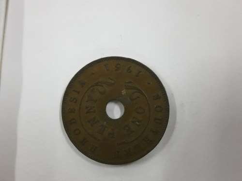 Southern Rhodesian One Penny 1951