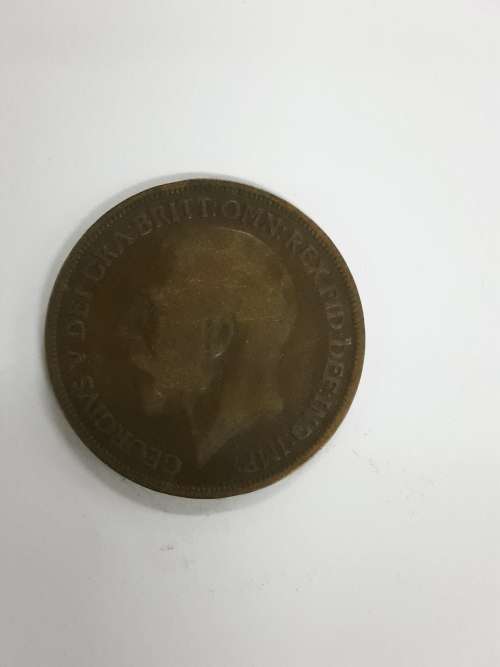 British One Penny 1917