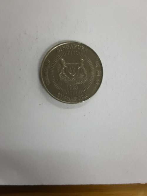 Twenty Cents Singapura 1989