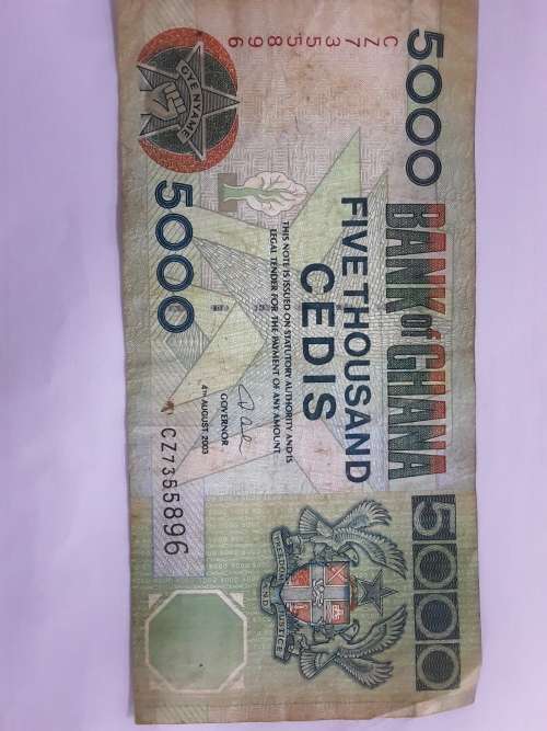 Bank Of Ghana 5000 Cedis