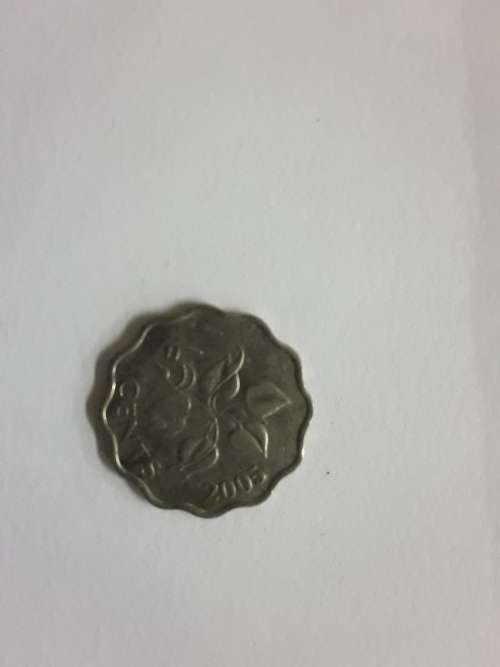 Swaziland Five Cents 2005