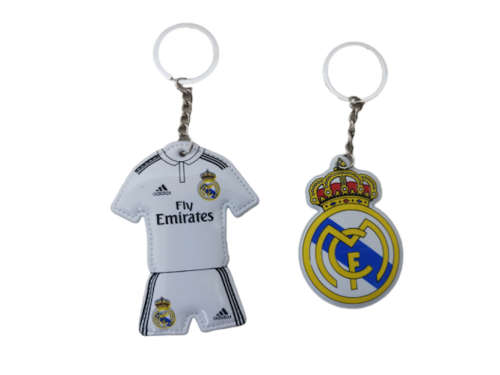 Real Madrid FC PVC Keyring Kit And Logo Set