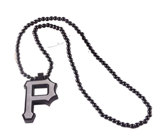P Pittsburg Pendant Hip Hop Necklace Good Wood Extra Long  Necklace Gold And Silver Available