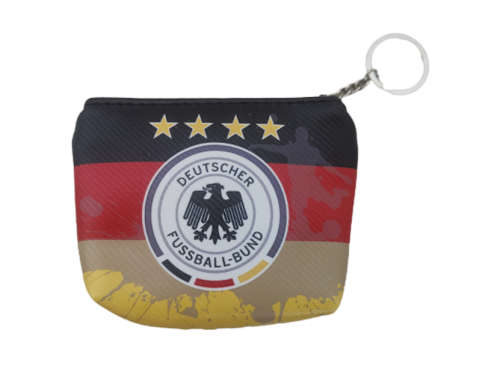 Germany Deutscher Fussball Bund Nylon Money Pouch Wallet With Key Ring