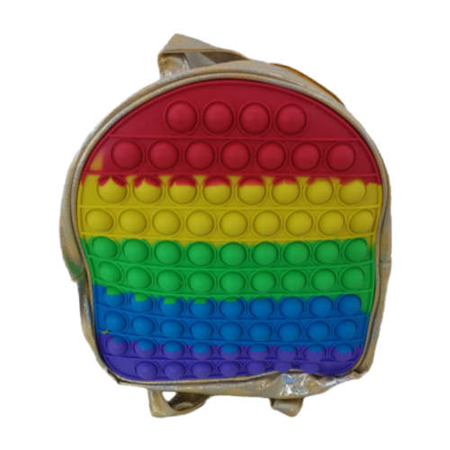 Pop It Backpack Stylish Glitter Design Backpack Bag With In Fashion Pop It 4 Colours Avaialble