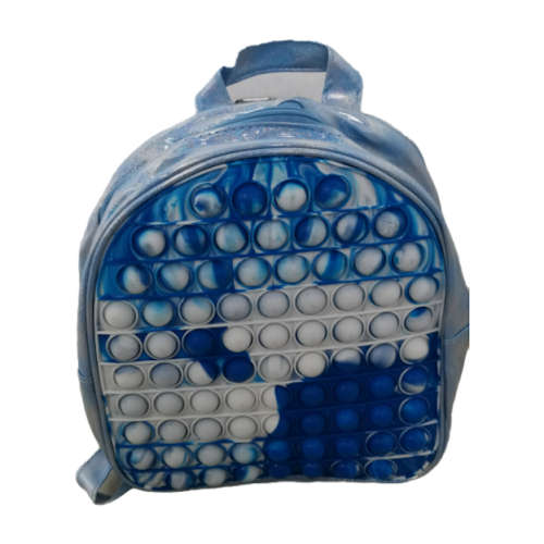 Pop It Backpack Stylish Glitter Design Backpack Bag With In Fashion Pop It 4 Colours Avaialble