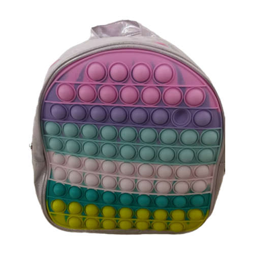 Pop It Backpack Stylish Glitter Design Backpack Bag With In Fashion Pop It 4 Colours Avaialble