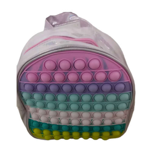 Pop It Backpack Stylish Glitter Design Backpack Bag With In Fashion Pop It 4 Colours Avaialble