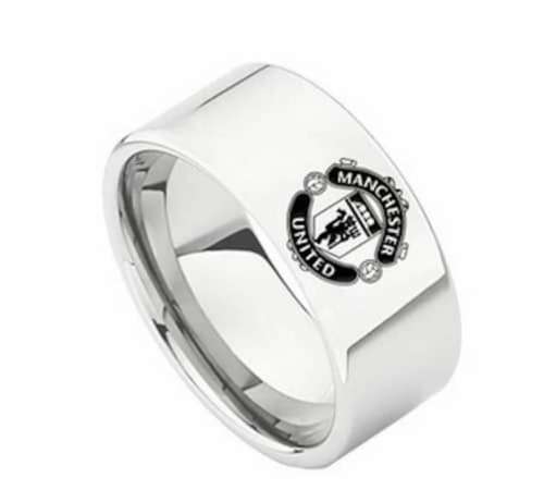 Manchester United Football Club Stainless Steel Ring Sizes 9 ,10 , 11 , 12 And 13 Available