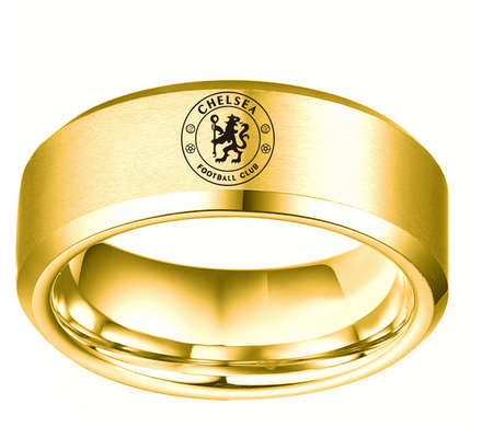 Chelsea Crest Ring - Gold - Stainless Steel - Sizes 9 10 11 12 and 13 Available