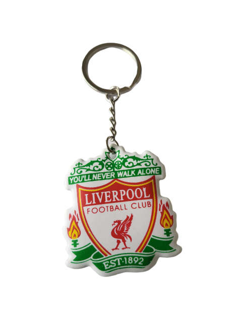 PVC Key Chains Stylish Football Soccer Teams Key Rings With Kit or Logo Shape Design